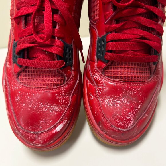 Air Jordan 4 Retro NRG Singles Day Size 14.5 Fire Red AV3914-600 - Picture 5 of 9